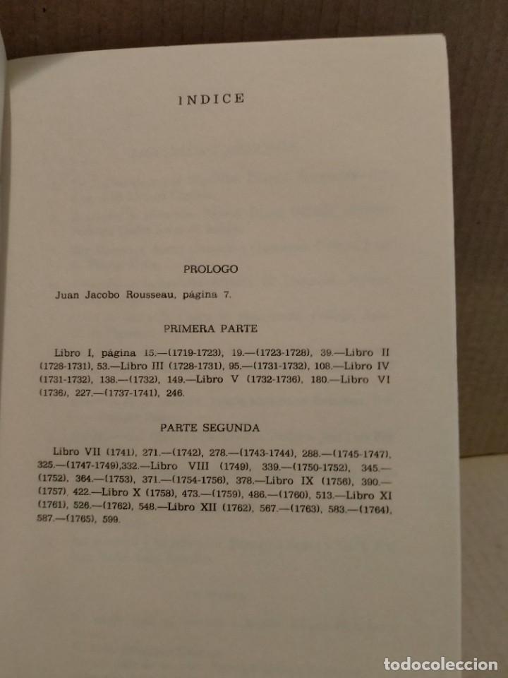 Libros de segunda mano: JUAN JACOBO ROUSSEAU. CONFESIONES .TEBAS - Foto 3