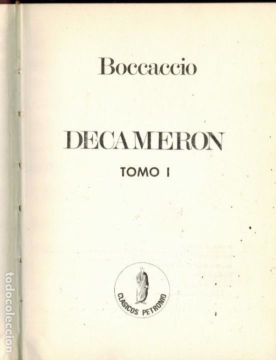 Libros de segunda mano: DECAMERON - Foto 1