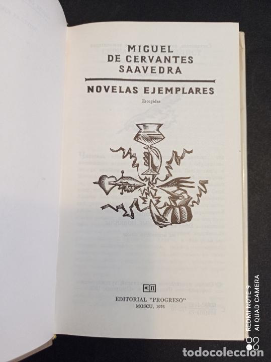 Libros de segunda mano: 1976 PROGRESO - MIGUEL DE CERVANTES. Novelas ejemplares escogidas - Foto 2