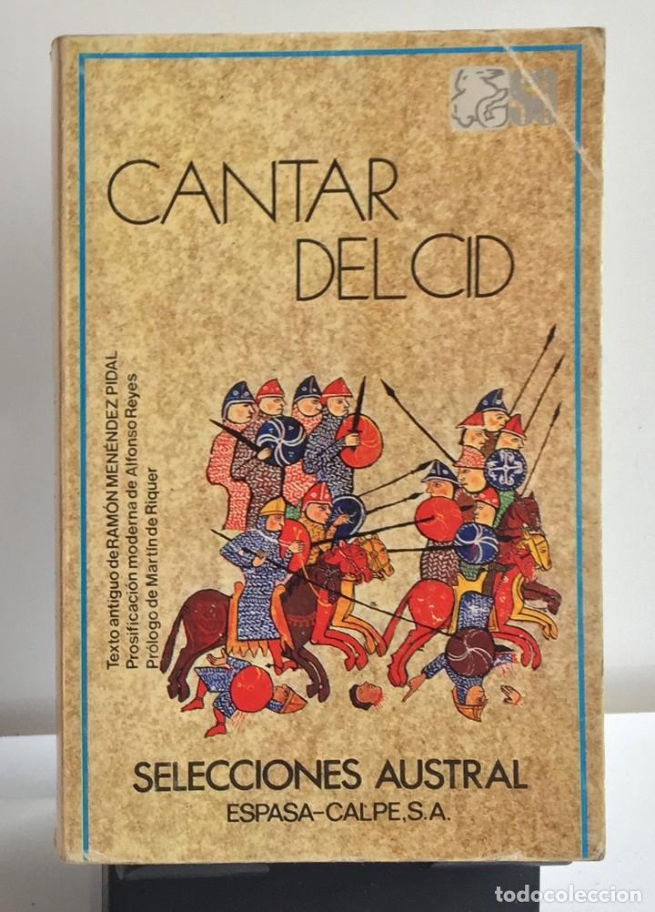 Libros de segunda mano: CANTAR DEL CID. An&oacute;nimo - Foto 1