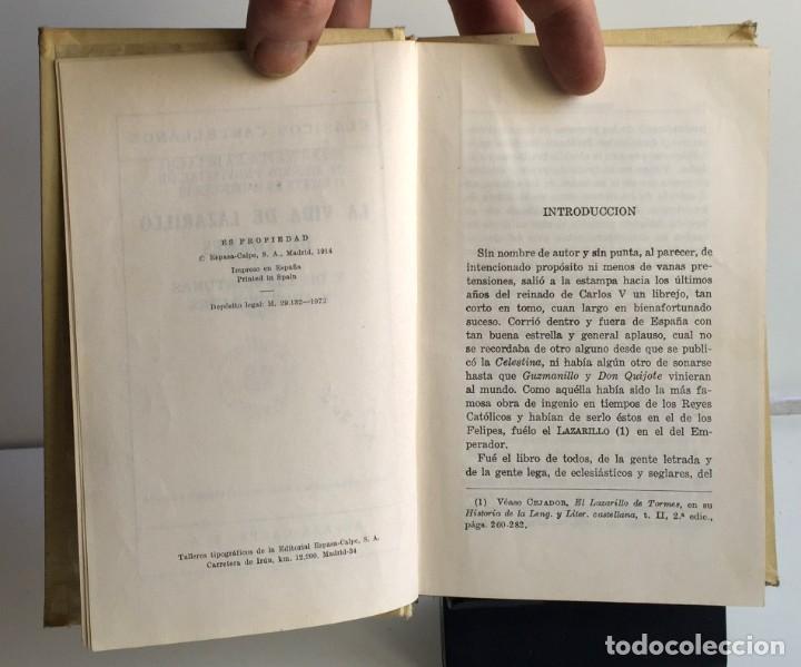 Libros de segunda mano: LA VIDA DE LAZARILLO DE TORMES - Foto 3