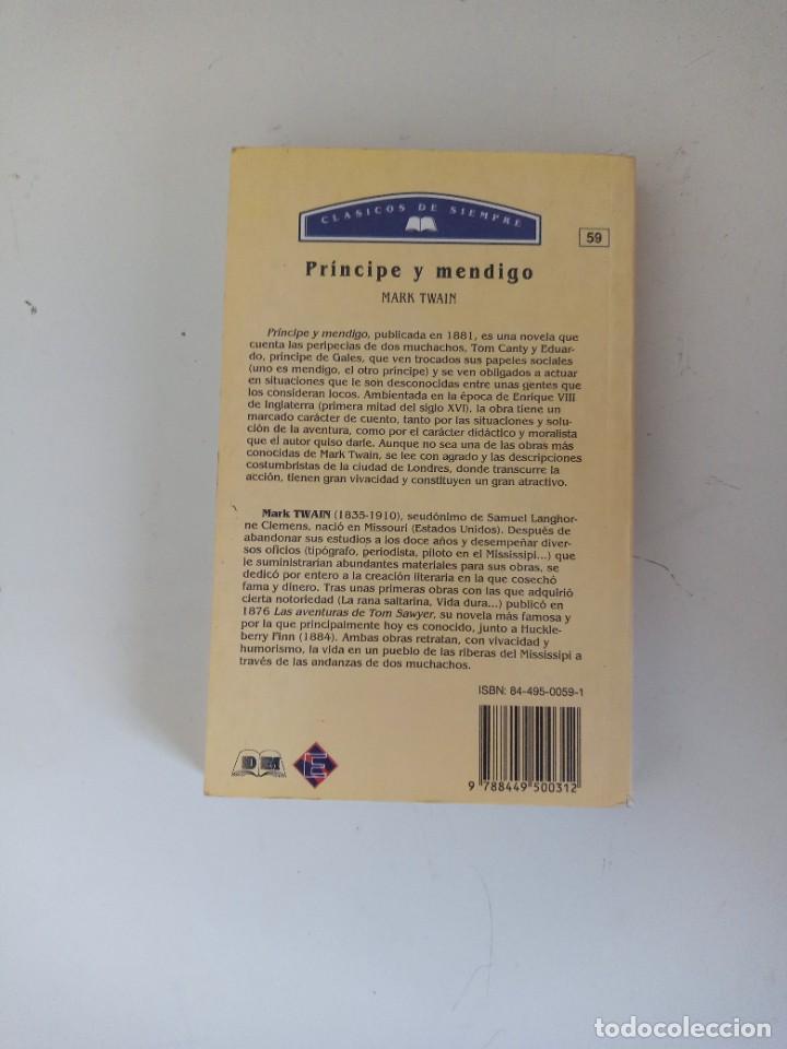Libros de segunda mano: PRINCIPE Y MENDIGO MARK TWAIN. 1995 - Foto 2