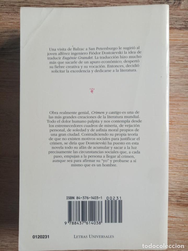 Libros de segunda mano: CRIMEN Y CASTIGO - DOSTOIEVSKI - CATEDRA - Foto 2