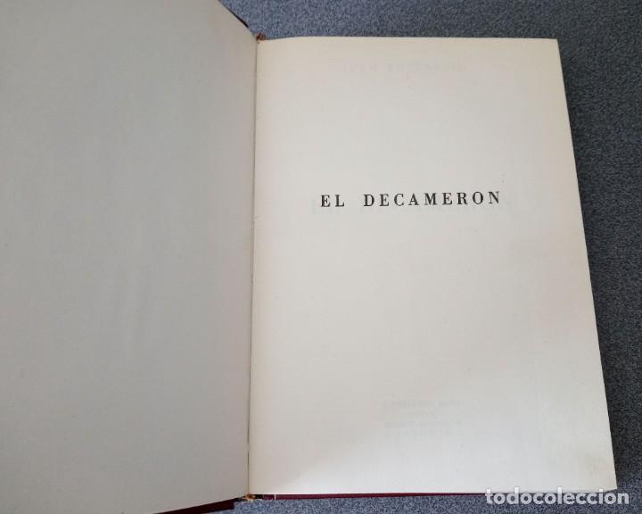 Libros de segunda mano: El Decameron Juan Bocaccio - Foto 3