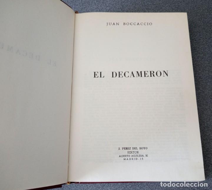 Libros de segunda mano: El Decameron Juan Bocaccio - Foto 4