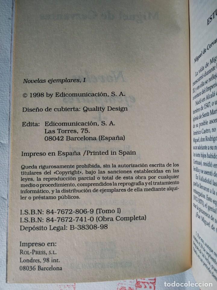 Libros de segunda mano: Novelas ejemplares vol.1 Miguel de Cervantes - Foto 2