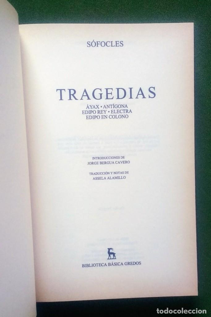 Libros de segunda mano: TRAGEDIAS DE SOFOCLES- GREDOS - Foto 2