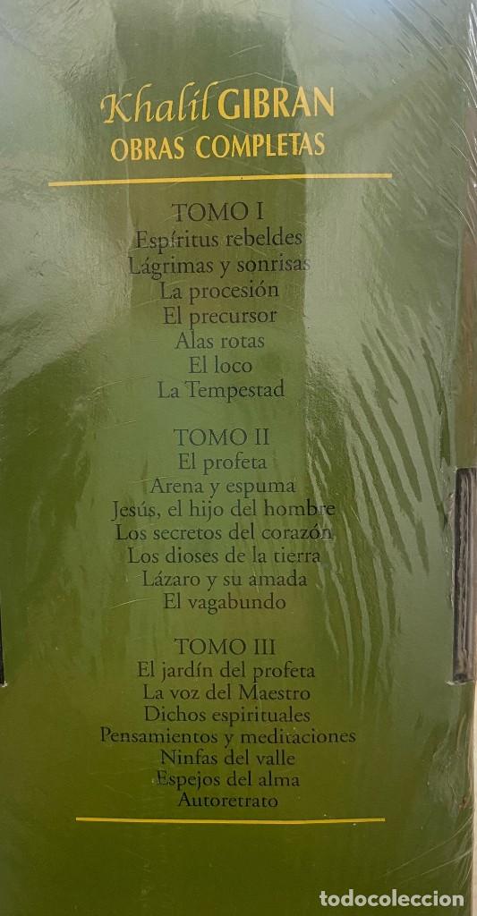 Libros de segunda mano: KHALIL GIBRAN, OBRAS COMPLETAS (3 TOMOS). L-1590 - Foto 2
