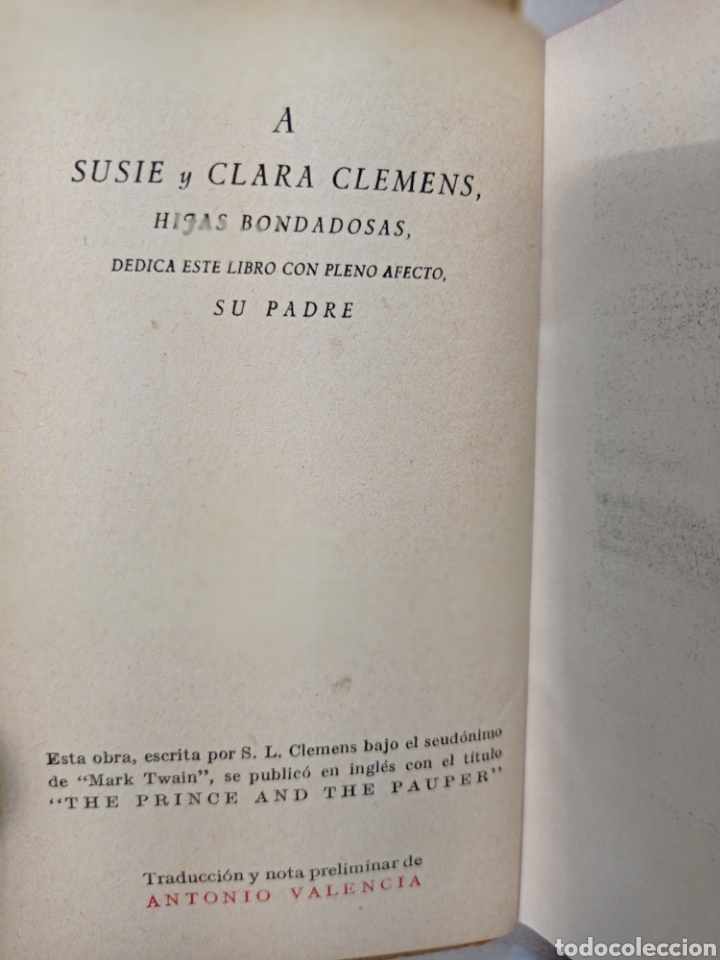 Libros de segunda mano: MARK TWAIN PR&Iacute;NCIPE Y MENDIGO EDICIONES LA NAVE - Foto 4