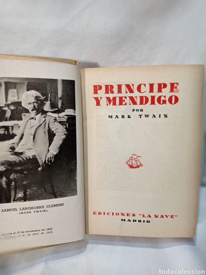Libros de segunda mano: MARK TWAIN PR&Iacute;NCIPE Y MENDIGO EDICIONES LA NAVE - Foto 5