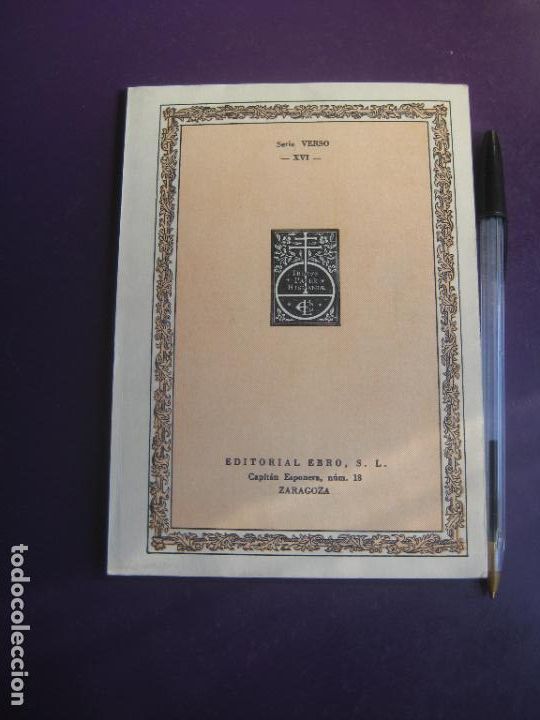 Libros de segunda mano: BECQUER - RIMAS Y LEYENDAS - CLASICOS EBRO 1968 - Foto 2