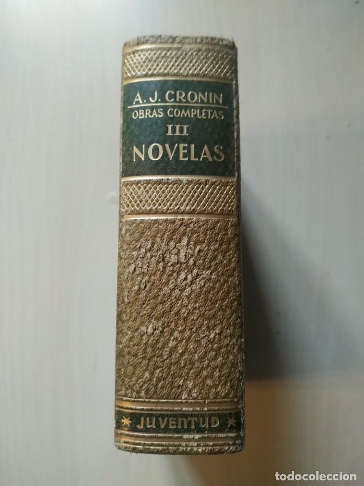 Libros de segunda mano: Obras Completas III. Novelas - A. J. Cronin. Juventud - Foto 1