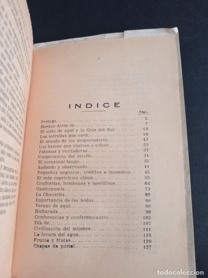 Libros de segunda mano: 1948 - RAM&Oacute;N G&Oacute;MEZ DE LA SERNA. Explicaci&oacute;n de Buenos Aires - PRIMERA EDICI&Oacute;N - Foto 5