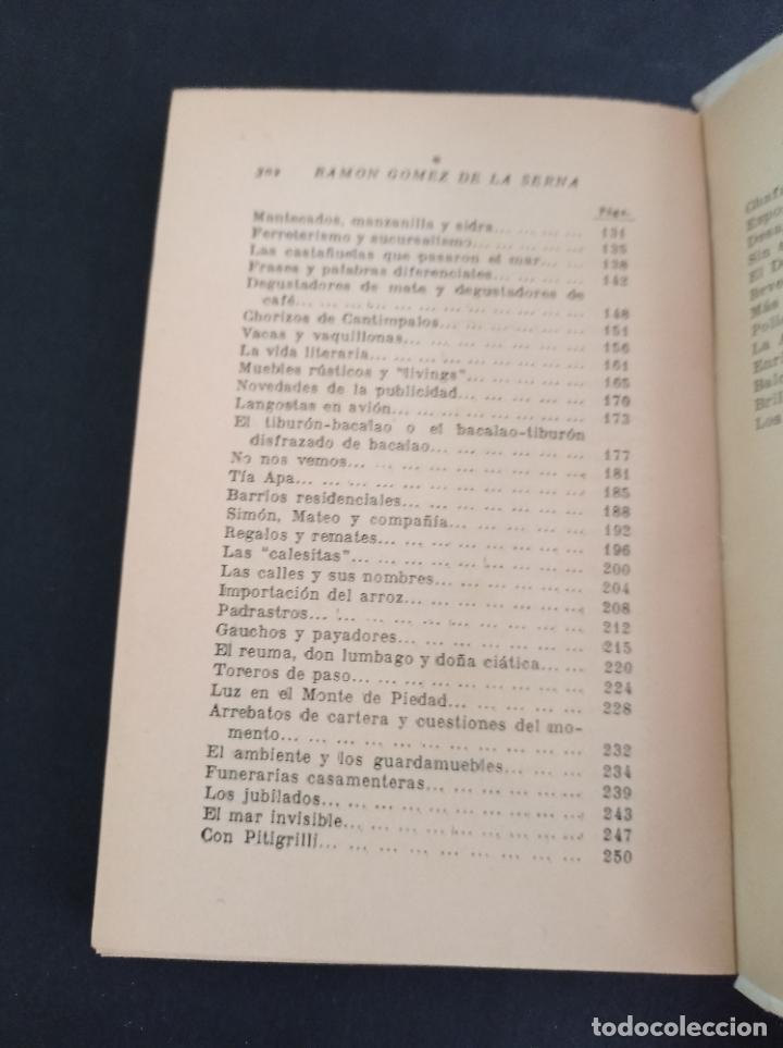 Libros de segunda mano: 1948 - RAM&Oacute;N G&Oacute;MEZ DE LA SERNA. Explicaci&oacute;n de Buenos Aires - PRIMERA EDICI&Oacute;N - Foto 6