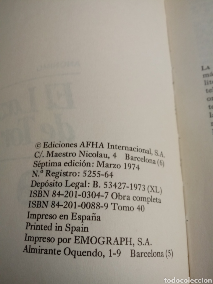 Libros de segunda mano: El Lazarillo de Tormes. - Foto 3