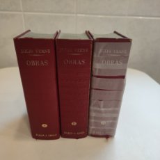Libros de segunda mano: JULIO VERNE (TOMOS I,II,III),PLAZA& JANES.. Lote 340175858