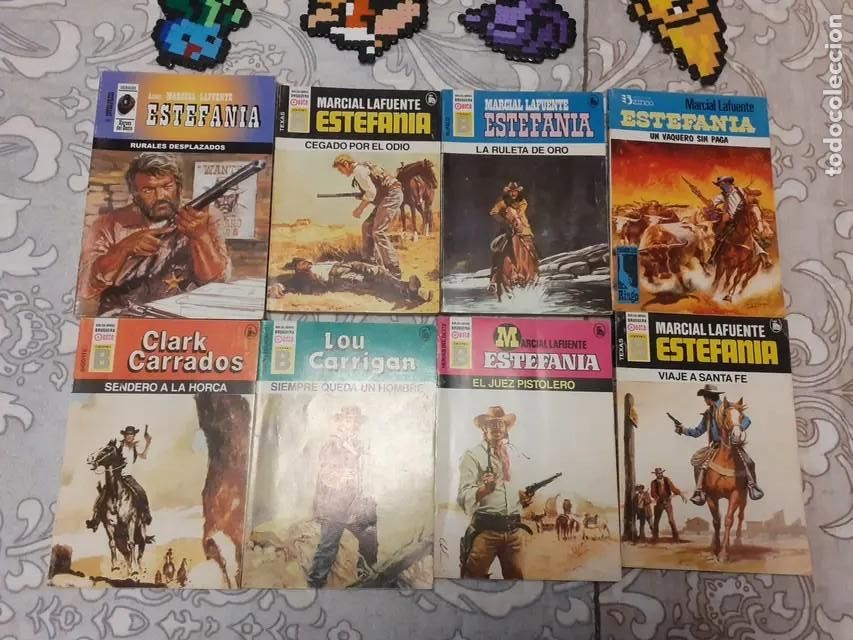 Libros de segunda mano: Lote 8 Mini Libros Historias del Oeste Bruguera - Foto 1
