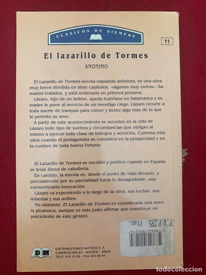 Libros de segunda mano: El Lazarillo de Tormes. An&oacute;nimo. - Foto 2