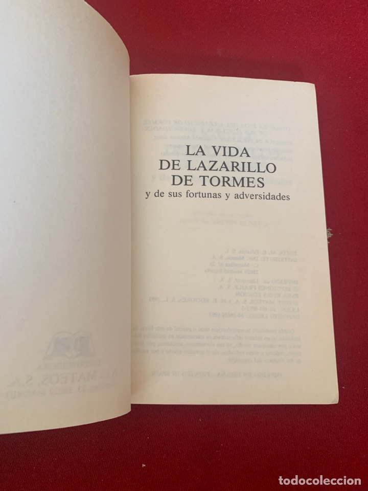 Libros de segunda mano: El Lazarillo de Tormes. An&oacute;nimo. - Foto 4
