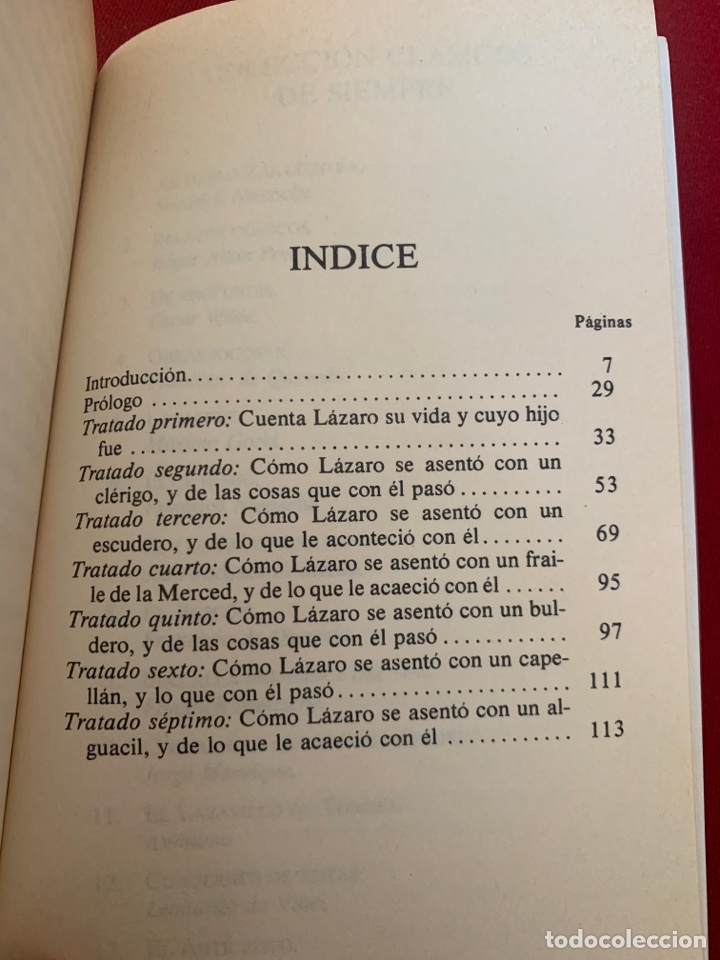 Libros de segunda mano: El Lazarillo de Tormes. An&oacute;nimo. - Foto 6