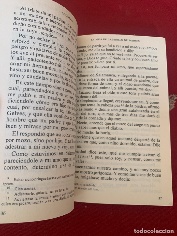 Libros de segunda mano: El Lazarillo de Tormes. An&oacute;nimo. - Foto 7