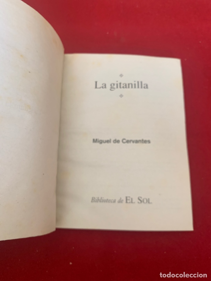Libros de segunda mano: La Gitanilla Miguel de Cervantes. Biblioteca de El Sol. 1991. - Foto 3