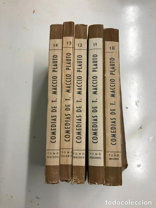 Libros de segunda mano: COMEDIAS DE PLAUTO , LOS 5 TOMOS, EDITORIAL HERNANDO, A&Ntilde;O 1944 - Foto 2