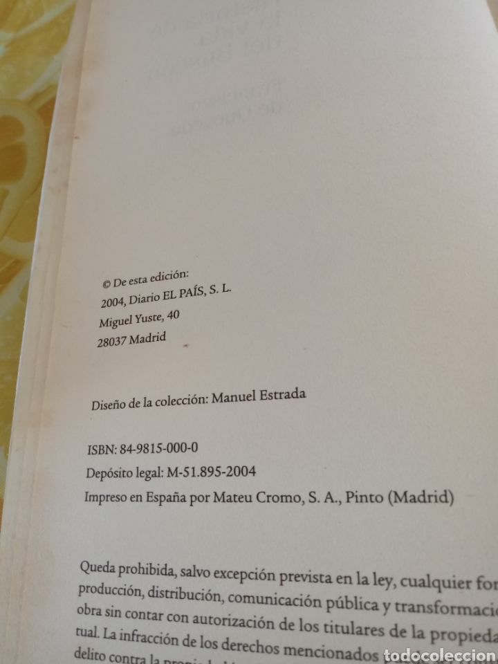 Libros de segunda mano: Historia de la vida del Buscon de Francisco de Quevedo - Foto 3