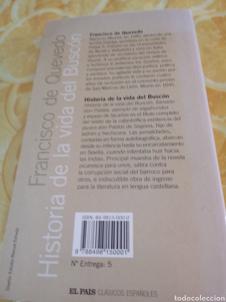 Libros de segunda mano: Historia de la vida del Buscon de Francisco de Quevedo - Foto 4