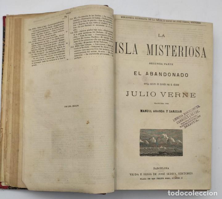 Libros de segunda mano: Obras de Julio Verne, de finales del siglo XIX. - Foto 7