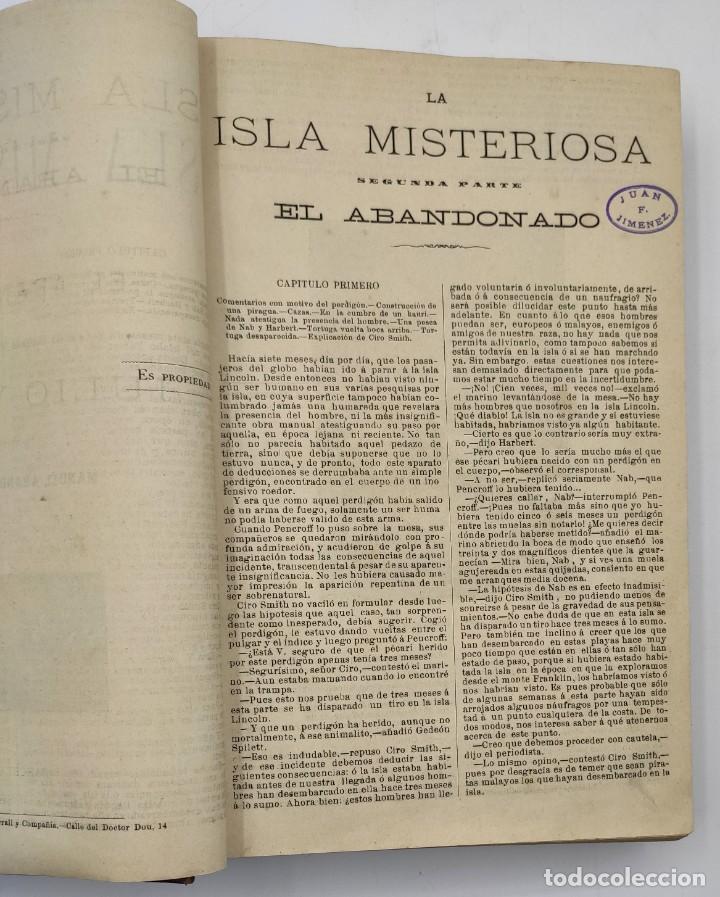 Libros de segunda mano: Obras de Julio Verne, de finales del siglo XIX. - Foto 8