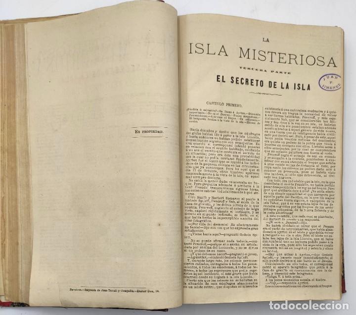 Libros de segunda mano: Obras de Julio Verne, de finales del siglo XIX. - Foto 14