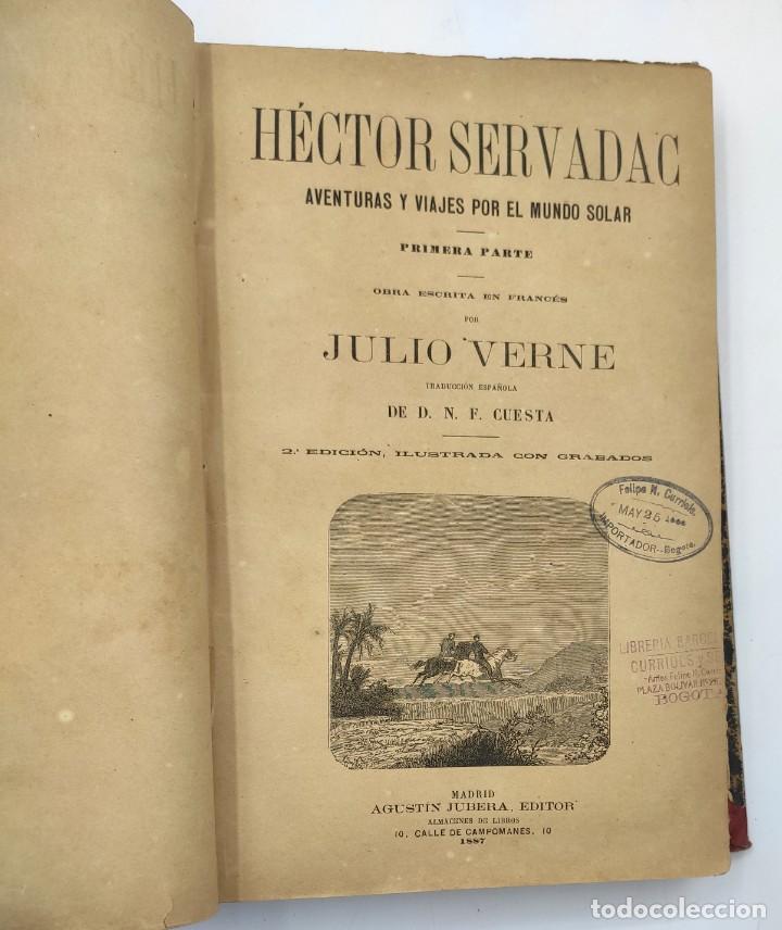 Libros de segunda mano: Obras de Julio Verne, de finales del siglo XIX. - Foto 18