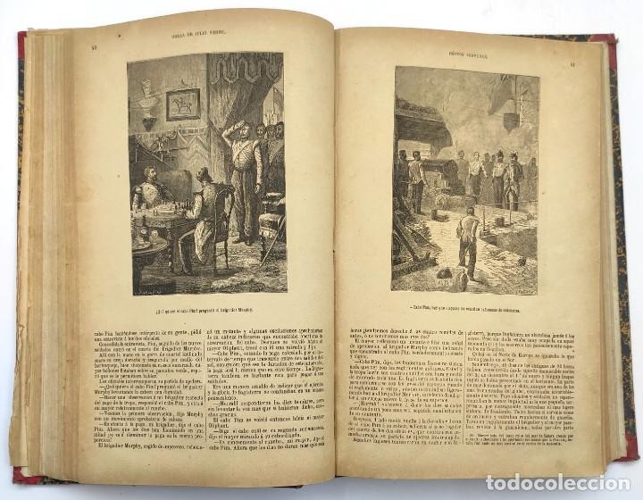 Libros de segunda mano: Obras de Julio Verne, de finales del siglo XIX. - Foto 21