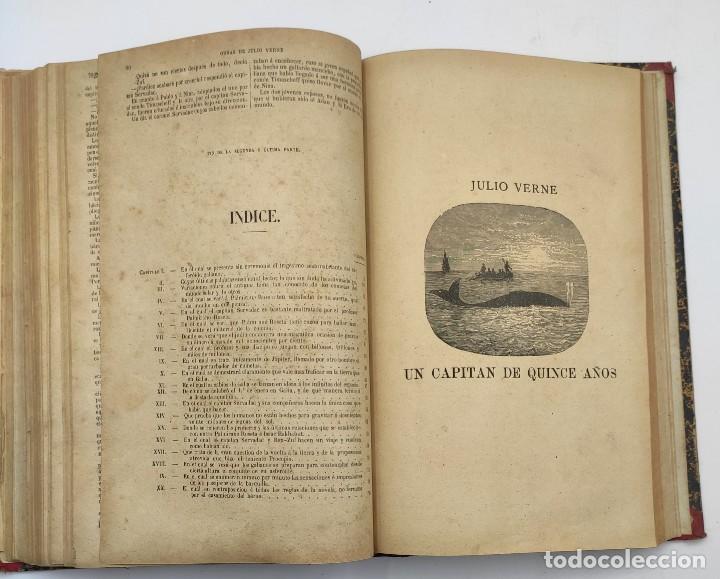 Libros de segunda mano: Obras de Julio Verne, de finales del siglo XIX. - Foto 26