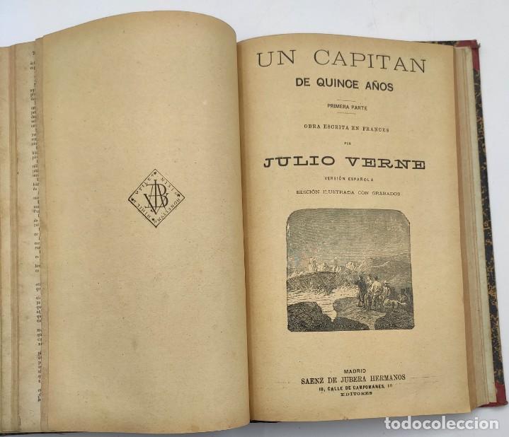 Libros de segunda mano: Obras de Julio Verne, de finales del siglo XIX. - Foto 27