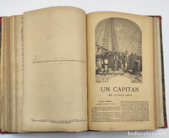 Libros de segunda mano: Obras de Julio Verne, de finales del siglo XIX. - Foto 28