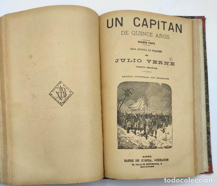 Libros de segunda mano: Obras de Julio Verne, de finales del siglo XIX. - Foto 32