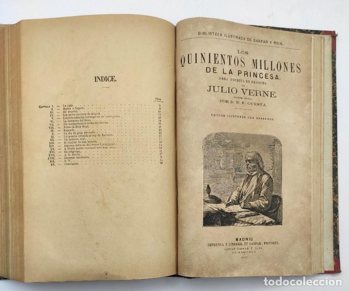 Libros de segunda mano: Obras de Julio Verne, de finales del siglo XIX. - Foto 36