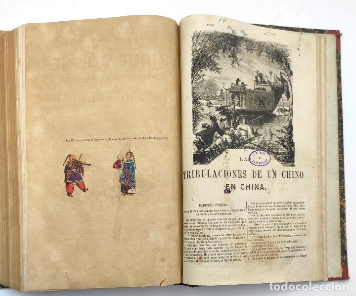 Libros de segunda mano: Obras de Julio Verne, de finales del siglo XIX. - Foto 42
