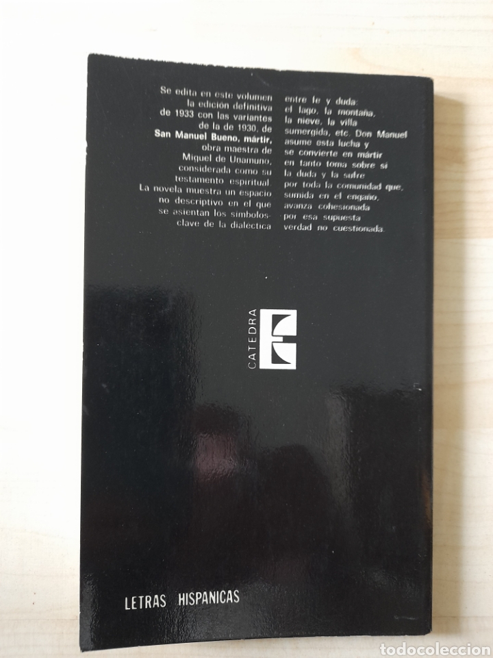 Libros de segunda mano: San Manuel Bueno, M&aacute;rtir. Miguel de Unamuno - Foto 2