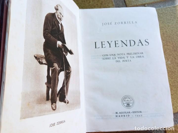 Libros de segunda mano: Leyendas. Autor: Jos&eacute; Zorrilla - Foto 3