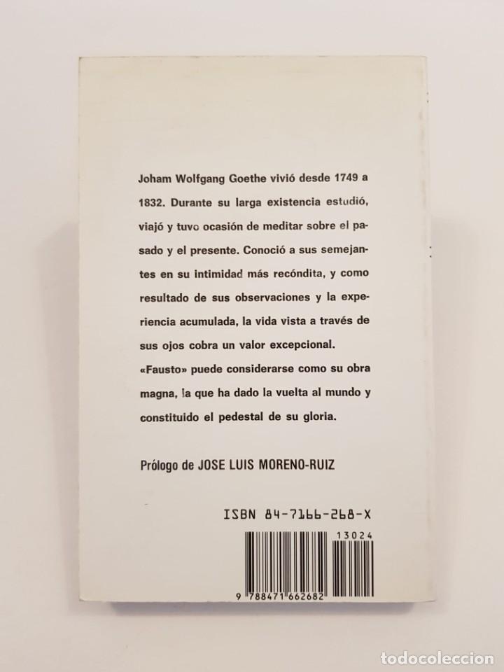 Libros de segunda mano: Goethe. Fausto. EDAF, 1990 - Foto 2