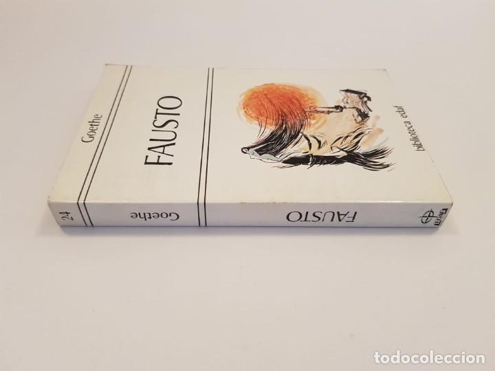 Libros de segunda mano: Goethe. Fausto. EDAF, 1990 - Foto 3