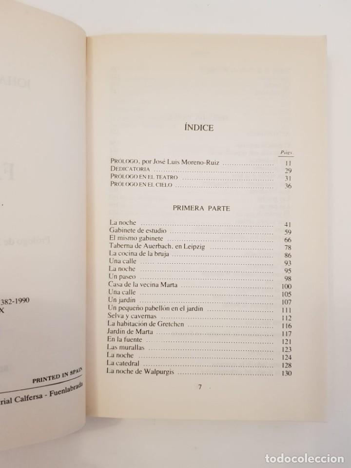 Libros de segunda mano: Goethe. Fausto. EDAF, 1990 - Foto 6