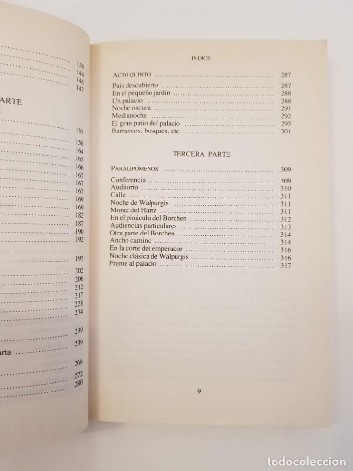 Libros de segunda mano: Goethe. Fausto. EDAF, 1990 - Foto 8