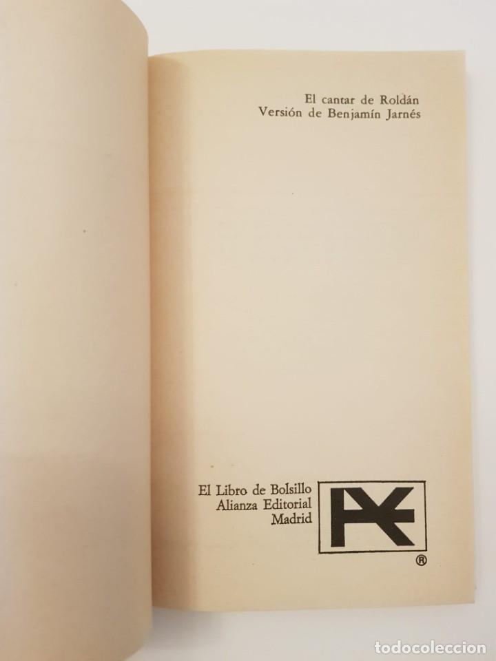 Libros de segunda mano: El cantar de Rold&aacute;n. Versi&oacute;n de Benjamin Jarnes. Alianza editorial, 1983 - Foto 4