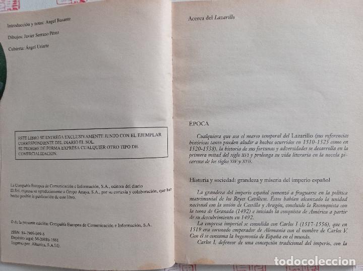 Libros de segunda mano: Lazarillo de Tormes. An&oacute;nimo - Foto 2