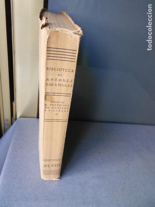 Libros de segunda mano: BIBLIOTECA DE AUTORES ESPA&Ntilde;OLES. QUEVEDO - Foto 8