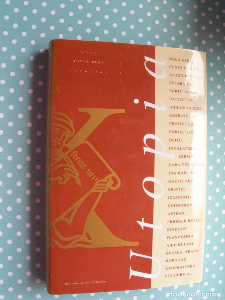 Libros de segunda mano: UTOPIA / TOM&Aacute;S MORO / LAT&Iacute;N - EUSKERA / CL&Aacute;SICOS - Foto 1